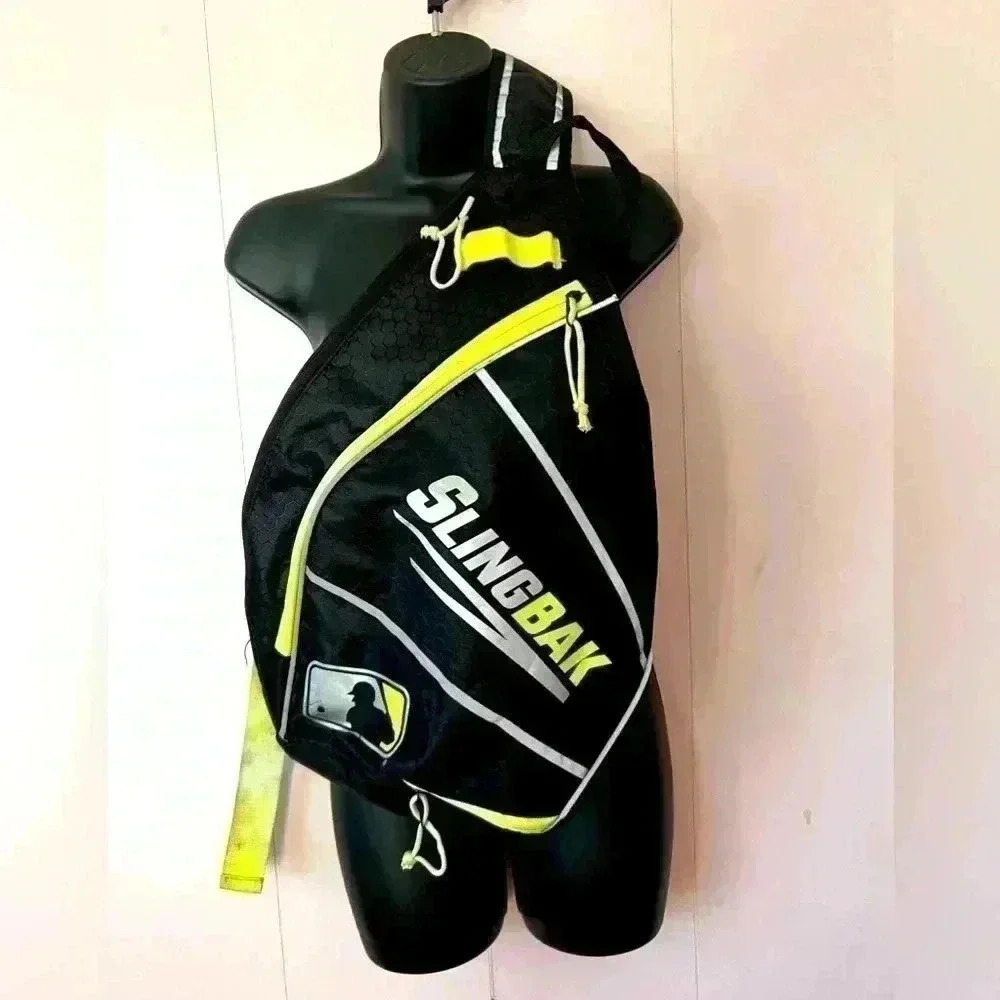 Franklin Sports MLB Slingbak Compact Baseball Bag Youth and T-Ball Equipment Bag
